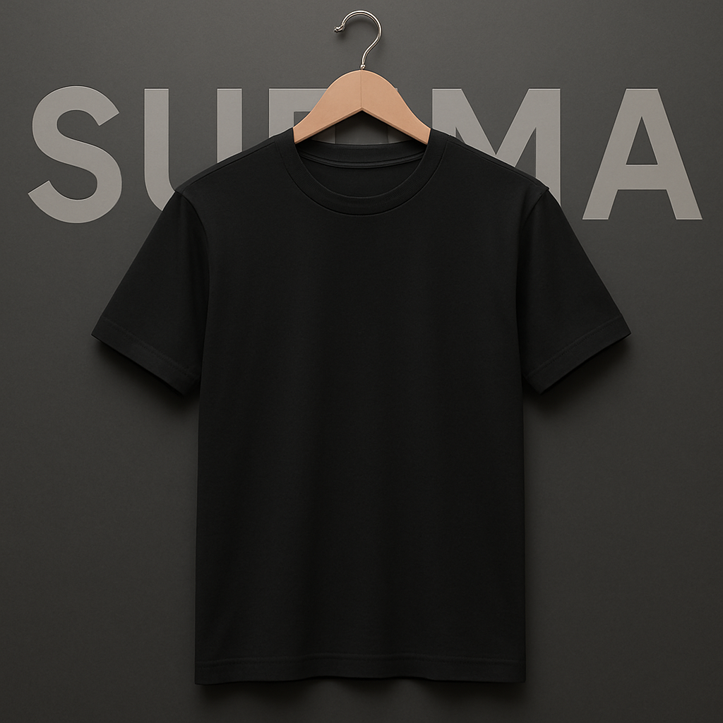 Supima Black T-Shirt