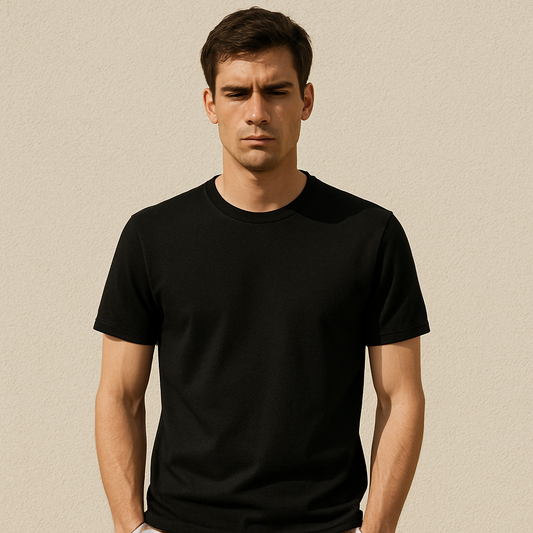 Supima Black T-Shirt