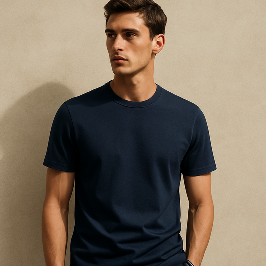 Supima Navy Blue T-Shirt