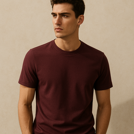 Supima Maroon T-Shirt