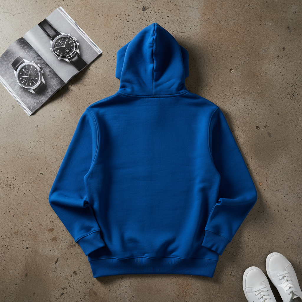 VazirX Royal Blue Hoodie