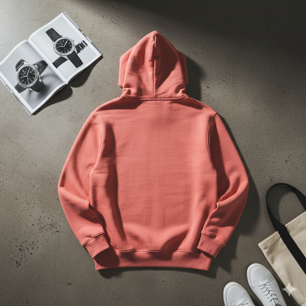 VazirX Coral Hoodie