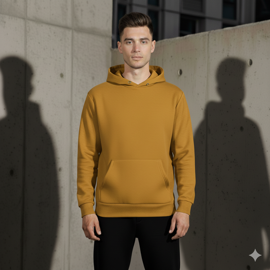VazirX Mustard Yellow Hoodie