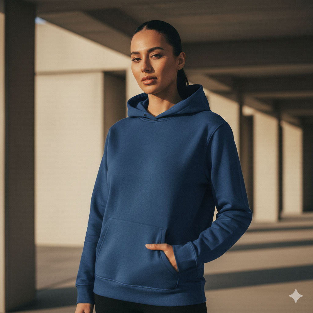 VazirX Royal Blue Hoodie
