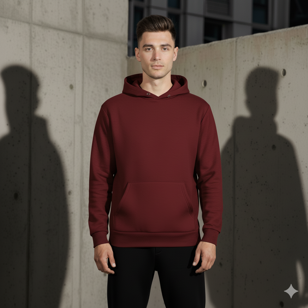 VazirX Maroon Hoodie