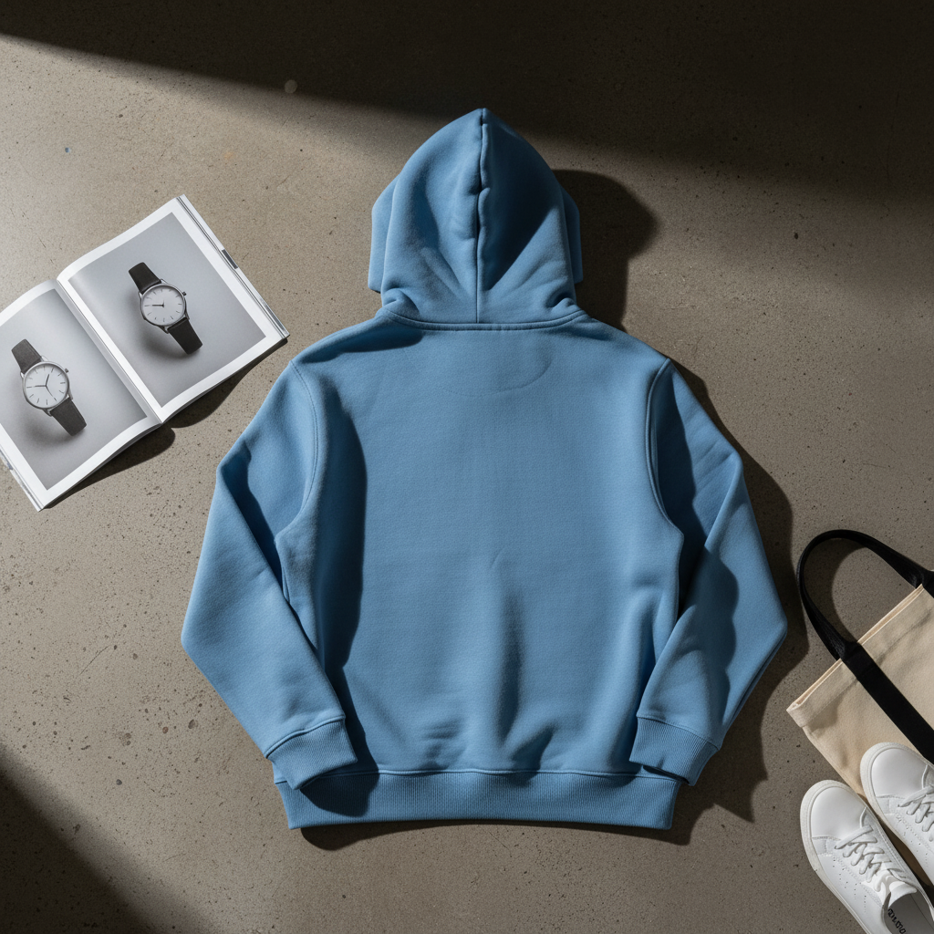 VazirX Baby Blue Hoodie
