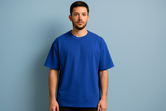 ROYAL BLUE OVERSIZED T-SHIRT